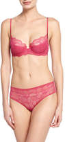 Thumbnail for your product : La Perla Iris Lace-Front Briefs, Pink