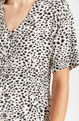 Brixton Cheetah Print Button Front Dress