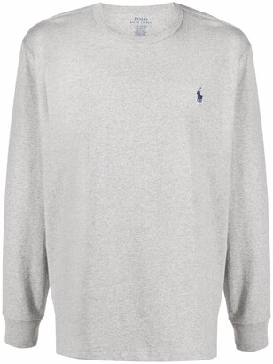 Polo Ralph Lauren Embroidered-Logo Crew Neck Sweatshirt - ShopStyle