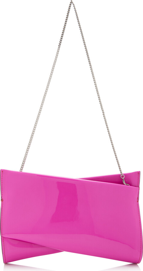 Christian Louboutin Loubitwist Patent Leather Clutch