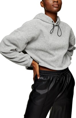 cinched hoodie