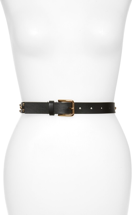 medusa stud leather belt bag