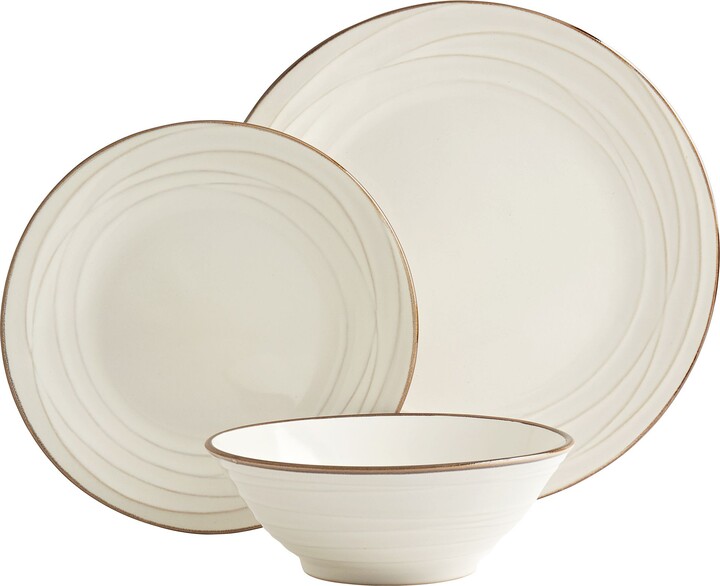 Tabletops Unlimited 12-Piece Olivia Dinnerware Set