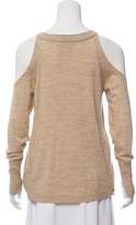 Thumbnail for your product : Ramy Brook Cold-Shoulder Wool Top