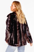 Thumbnail for your product : Nasty Gal Womens Cosy Cropped Faux Fur Coat - Brown - 14