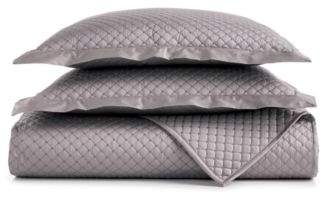 Charter Club Damask Cotton 3-Pc Quilted Full/Queen Coverlet, Created for Macy's