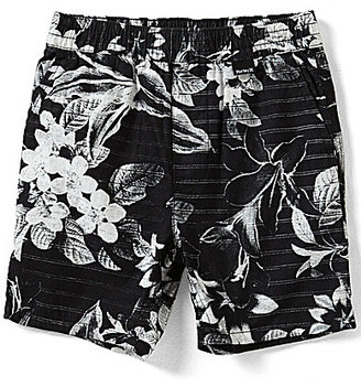 Hurley Little Boys 2T-7 Floral Tropical-Printed Pull-On Shorts