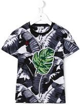 Thumbnail for your product : Dolce & Gabbana Kids palm print T-shirt