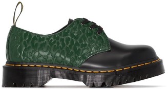 Dr. Martens X X-Girl black and green 1461 Derby shoes