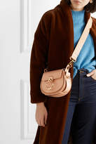 Thumbnail for your product : Chloé Tess Small Leather And Suede Shoulder Bag - Sand