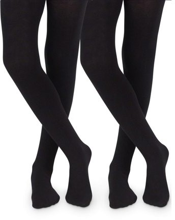 2 Pack French Toast Big Girls Uniform Cable Tights