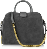 Thumbnail for your product : Sonia Rykiel Andrea Anthracite Suede Handbag
