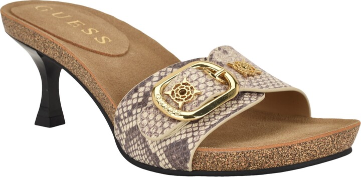 GUESS Dexta Buckle Strap Sandal
