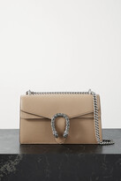 Thumbnail for your product : Gucci + Net Sustain Dionysus Small Textured-leather Shoulder Bag - Tan - one size