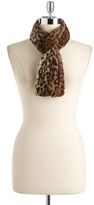 Thumbnail for your product : Cejon Leopard Print Faux-Fur Infinity Loop Scarf