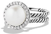 Thumbnail for your product : David Yurman Cable Pearl Ring with Diamonds