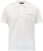 Thumbnail for your product : Versace Rainbow-logo Cotton Polo Shirt - Mens - White