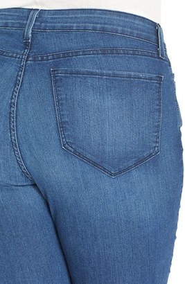 NYDJ Plus Size Women's 'Billie' Stretch Mini Bootcut Jeans
