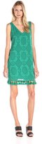 Thumbnail for your product : Maggy London GSF22M V-Neck Sheath Dress with Tassels