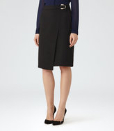 Thumbnail for your product : Reiss Kloss Belted Wrap Skirt