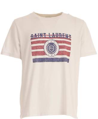Saint Laurent Logo Print T-shirt