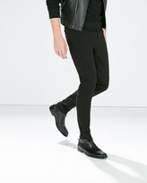 Thumbnail for your product : Zara 29489 Seamed Skinny Trousers