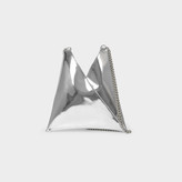 Thumbnail for your product : MM6 MAISON MARGIELA Japanese Crossbody With Metallic Chain In Silver Synthetic Leather