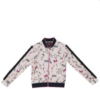 Juicy Couture Butterfly Garden Satin Track Jacket for Girls