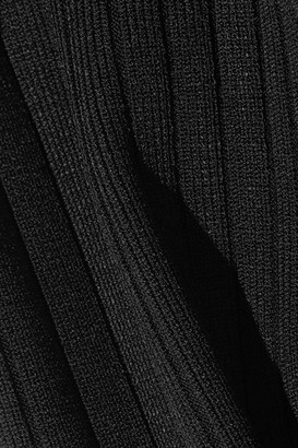 Cushnie Ribbed Jersey Skirt - Black