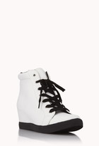 Thumbnail for your product : Forever 21 throwback wedge sneakers
