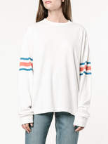 Thumbnail for your product : RE/DONE logo printed long sleeve top