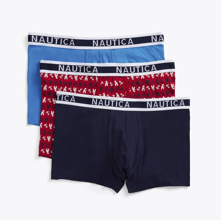 Nautica Mens Stretch Cotton Boxer Briefs, 3Pack ShopStyle