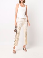 Thumbnail for your product : Just Cavalli Foiled Zebra-Print Trousers