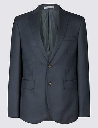 Marks and Spencer Indigo Textured Skinny Fit Jacket