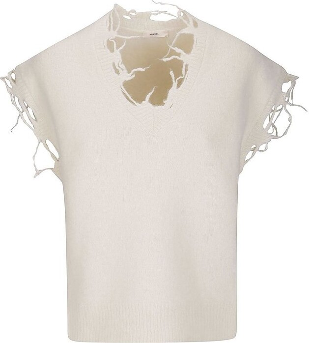 Haikure Kris Distressed Knit Sleepless Sweater