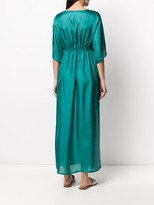 Thumbnail for your product : Roberto Collina Empire Waist Satin Dress