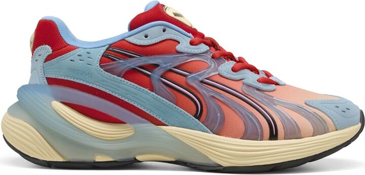 Puma Mens Inverse Sneakers Creamy Vanilla/for All Time Red/Team