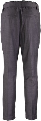Brunello Cucinelli Trousers Dark Grey With Belt
