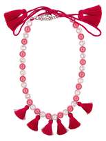 Thumbnail for your product : Shourouk Sautoir Tassel Necklace - Pink