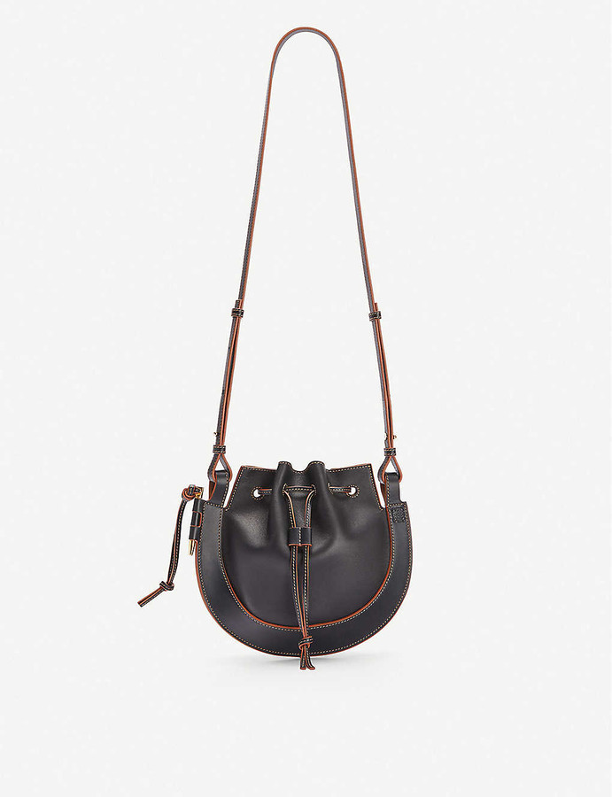 Loewe Horseshoe small leather crossbody bag ShopStyle