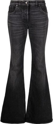 Low-Rise Flared Leg Jeans
