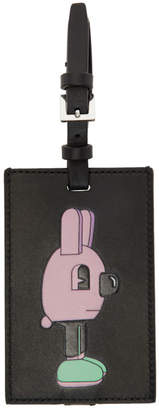 BOSS Black and Purple Jeremyville Edition Bunny Luggage Tag