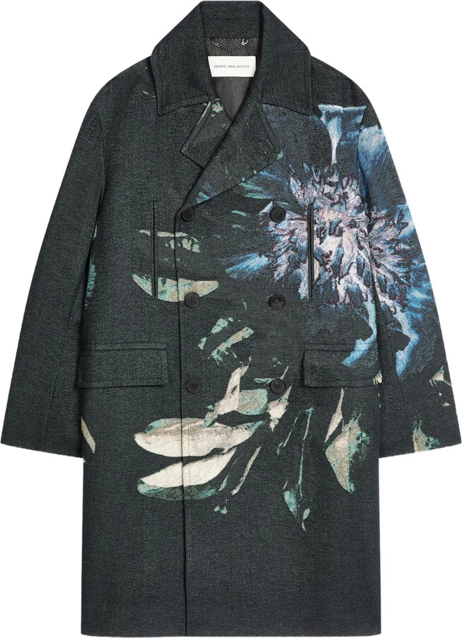Dries Van Noten Double-Breasted Coat