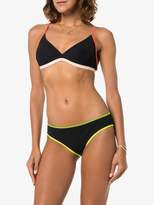 Thumbnail for your product : Flagpole Ellie contrast-trim bikini