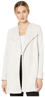 calvin klein white women's coat
