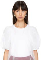 Thumbnail for your product : Simone Rocha Gold Bow Pearl Drop Earrings