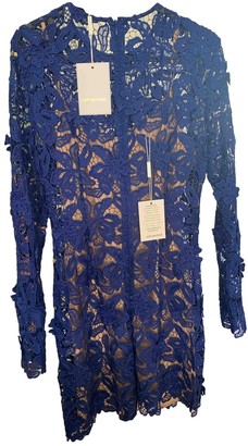 Self-Portrait Blue Lace Dress for Women