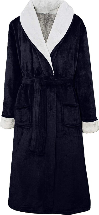 LZPCarra Women's Cotton Bathrobe with Hood - Sauna Bathrobe Women's ...