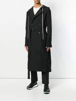 Thumbnail for your product : Rick Owens hooded trench coat