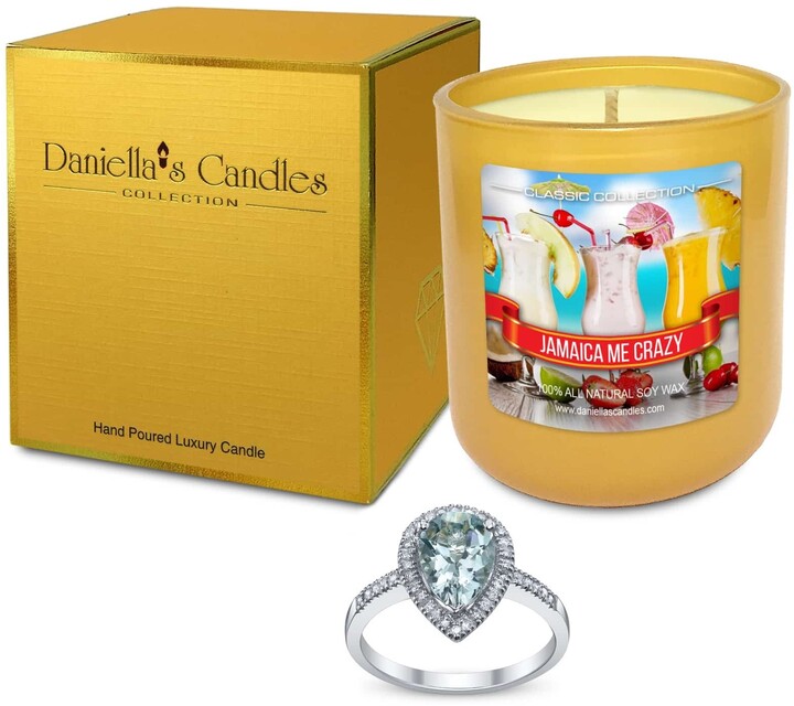 Ocean Mist Jewelry Surprise Candle by Daniella's Candles 